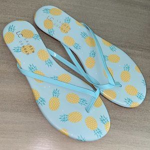 ”LC” - Pineapple/Mint limited edition (flip flops)